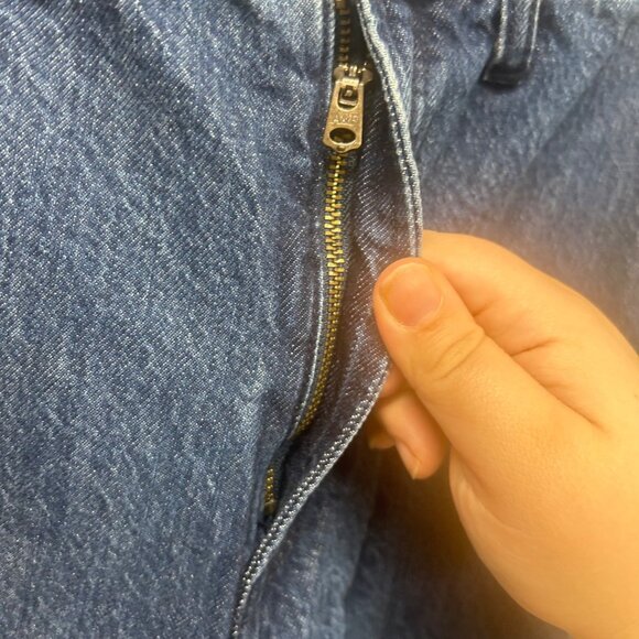 Abercrombie & Fitch Curve Love The Loose High Rise dark wash jeans 29 or 8 short - Picture 8 of 11